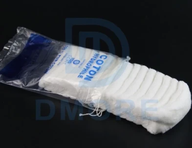 Για απορροφητικότητα 25g-1000g Ζιγκ Ζαγκ Βαμβακερό Απορροφητικό Βαμβάκι Ζικ Ζαγκ